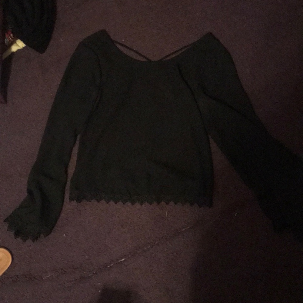 Black dressy shirt